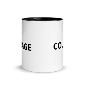 courage mug black
